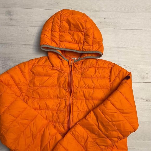 GAP lightweight orange puffer jacket XL - Picture 3 of 7